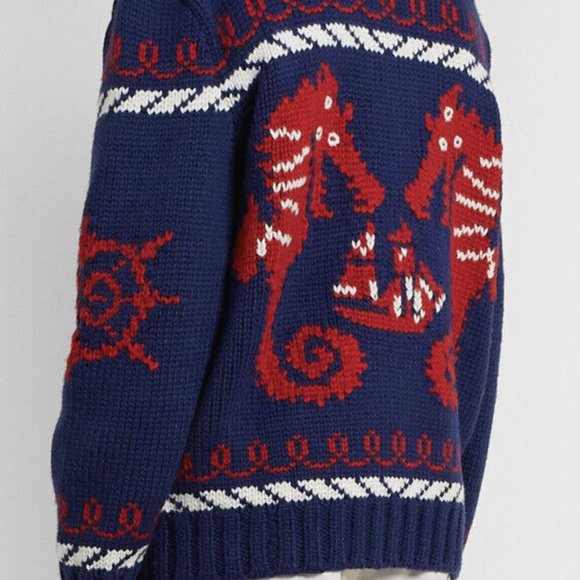 ⭐️⭐️⭐️SOLD ⭐️⭐️⭐️Gucci - Relaxed Intarsia Wool Zip-Up Cardigan - Picture 4 of 17